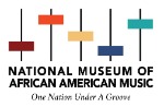 A logo for the National Museum of African American Music.