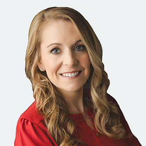 A headshot of Kayla Hawkins, EVP, Chief Financial Officer at Wilson Bank & Trust.