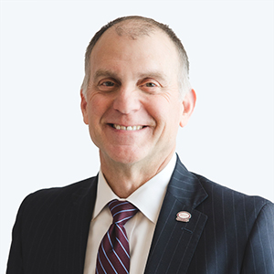A headshot of John McDearman III, the CEO of Wilson Bank & Trust.