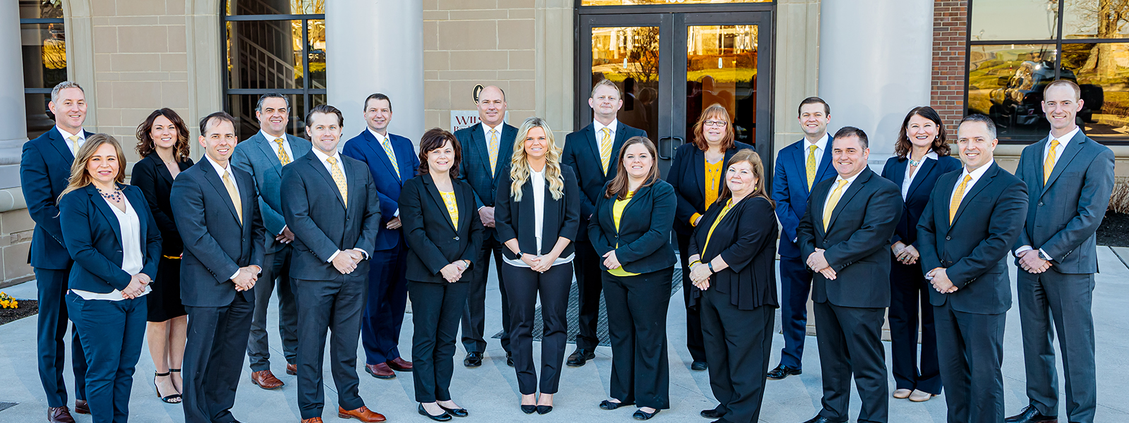 A group shot of investment team